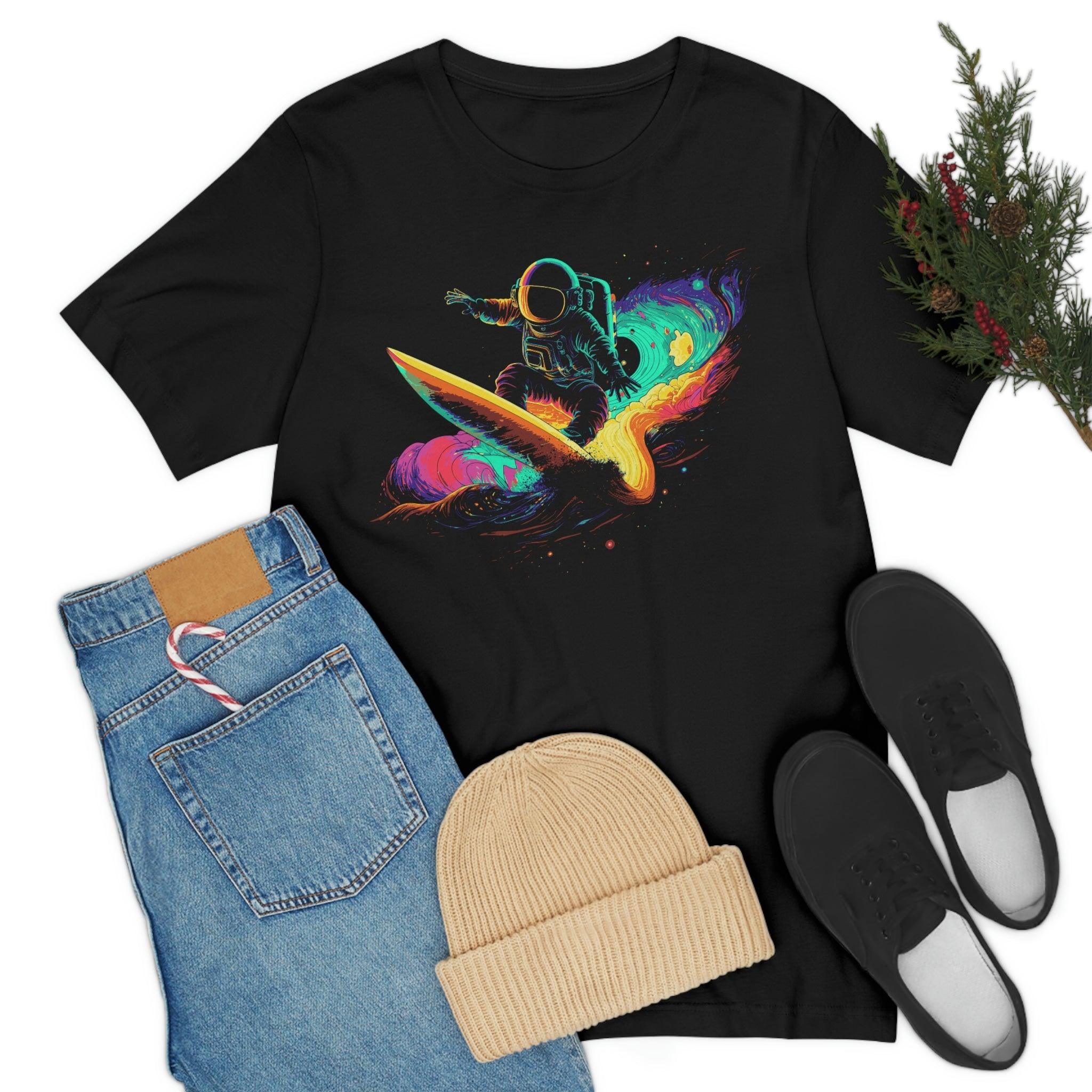 Space Surfer Divine Wave Tee - Swag Nuggets