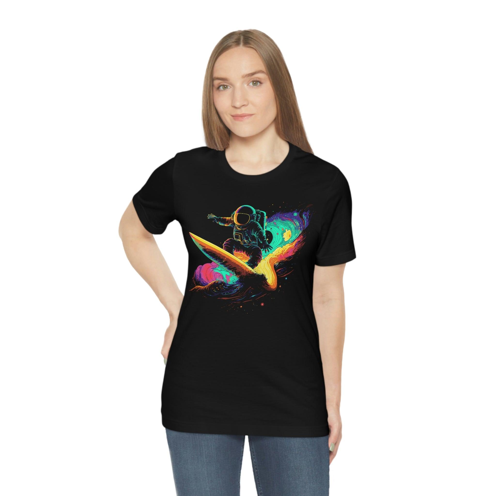 Space Surfer Divine Wave Tee - Swag Nuggets