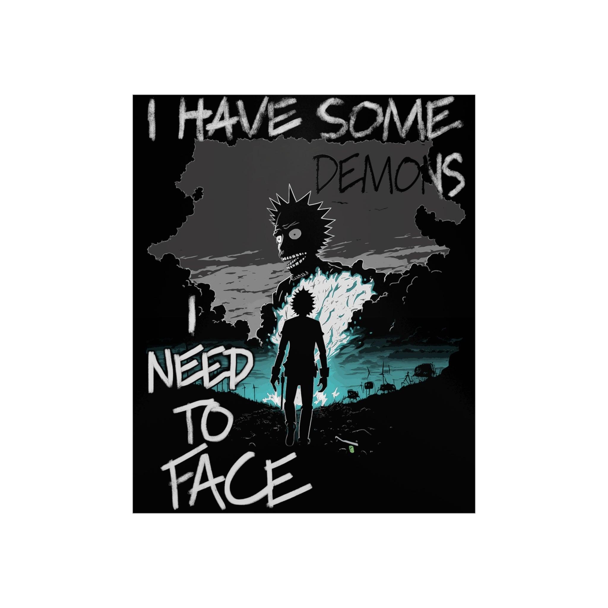 Rick Sanchez Demons Poster - Swag Nuggets