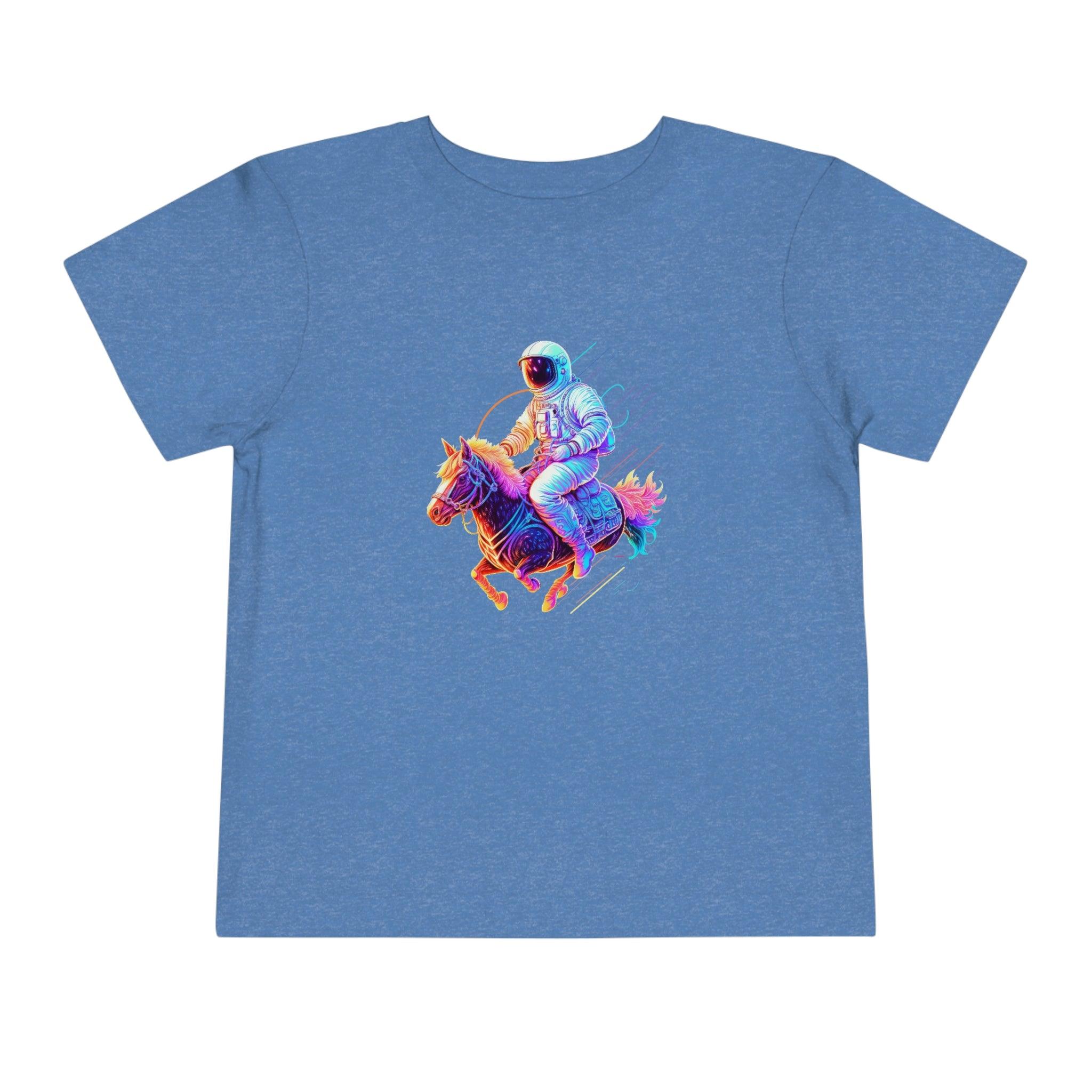 Toddler's Galactic Adventure Tee - Featuring an Astronaut Riding a Magical Pony - Swag Nuggets