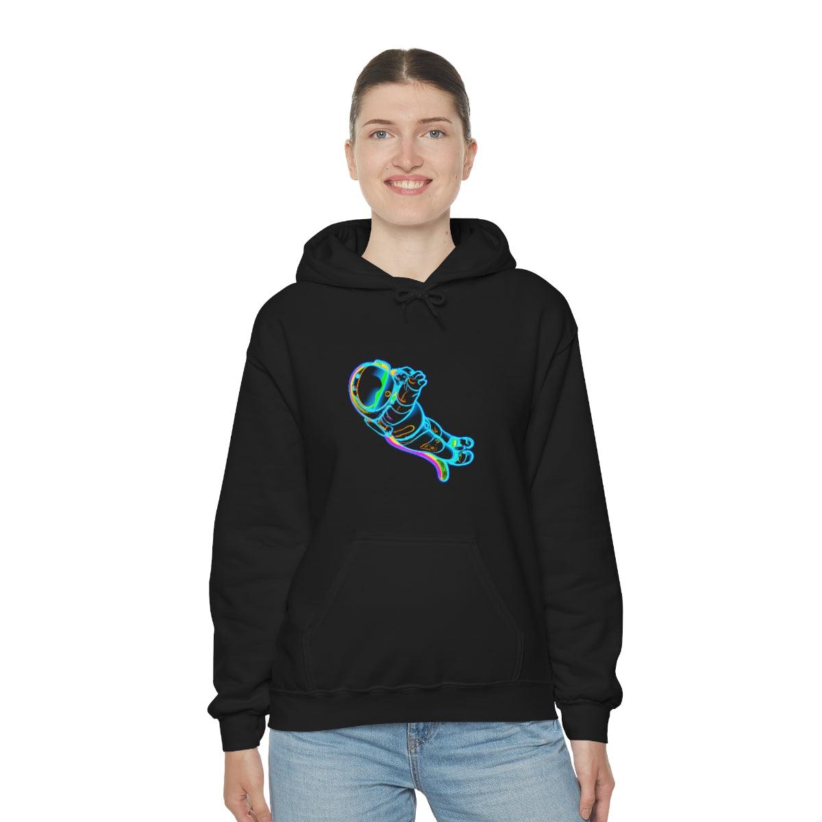 Neon Kitty Leap Hoodie - Swag Nuggets