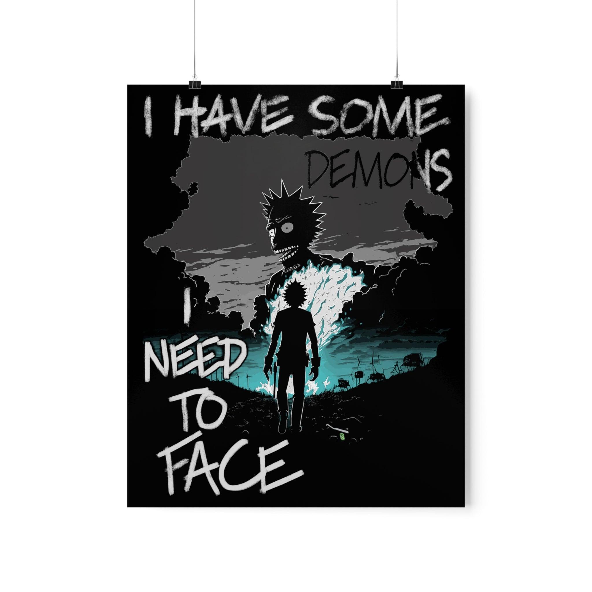 Rick Sanchez Demons Poster - Swag Nuggets