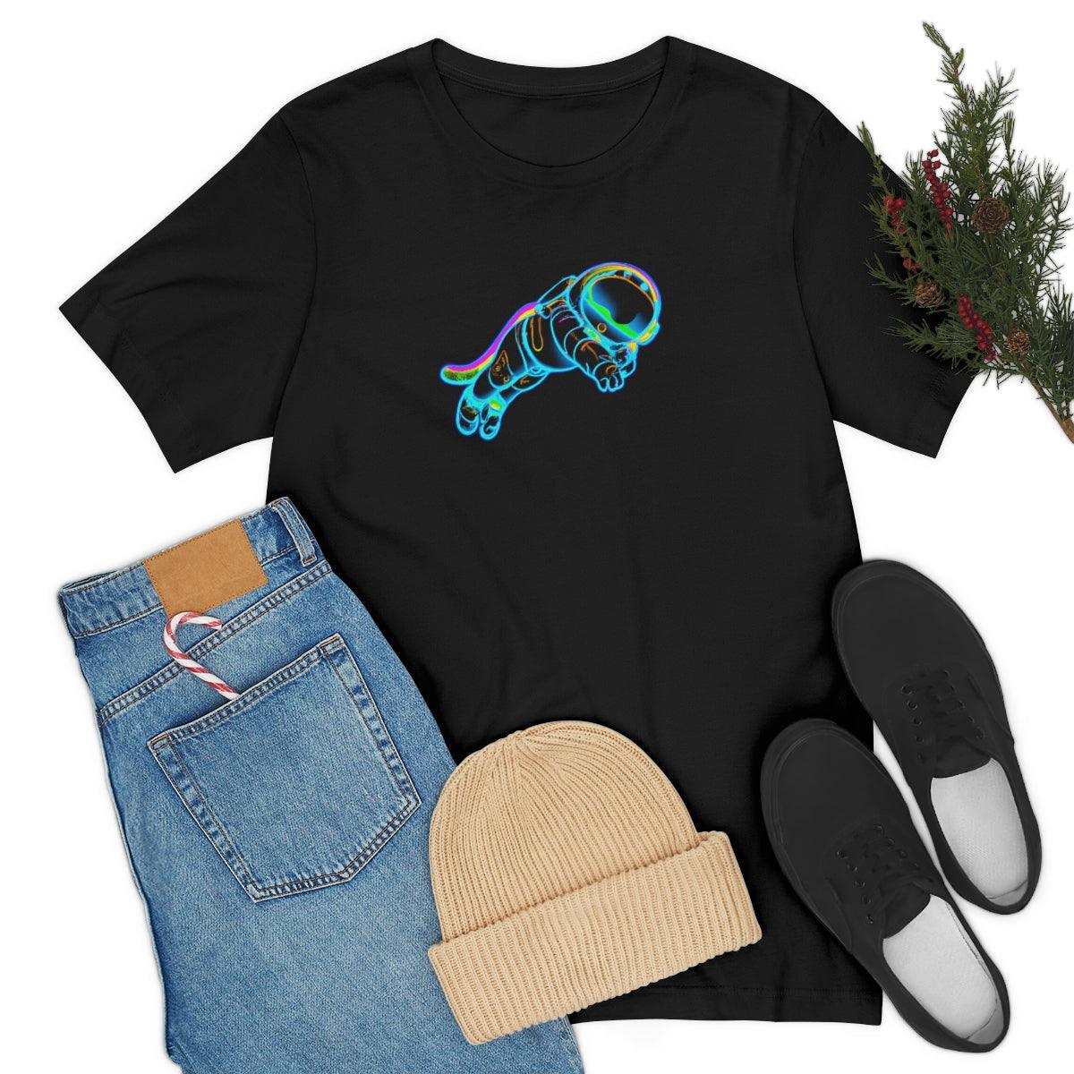 Neon Kitty Leap Tee - Swag Nuggets