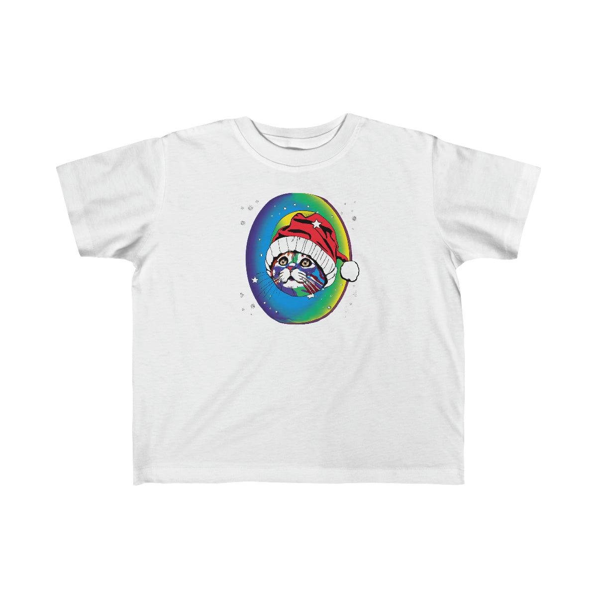 Cat-in Planet Christmas Toddler Tee - Swag Nuggets