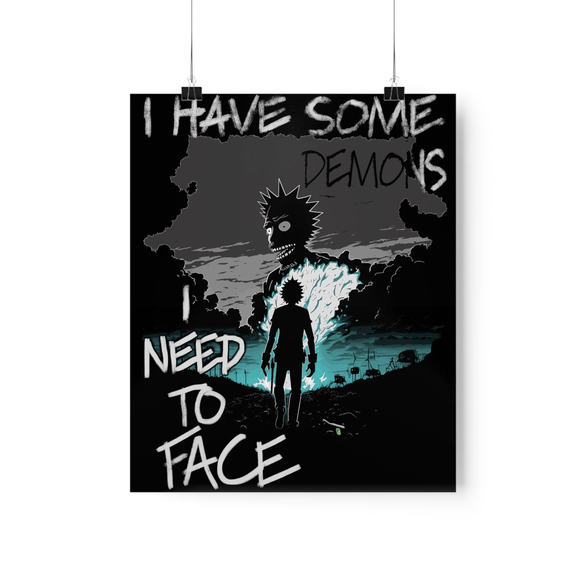 Rick Sanchez Demons Poster - Swag Nuggets