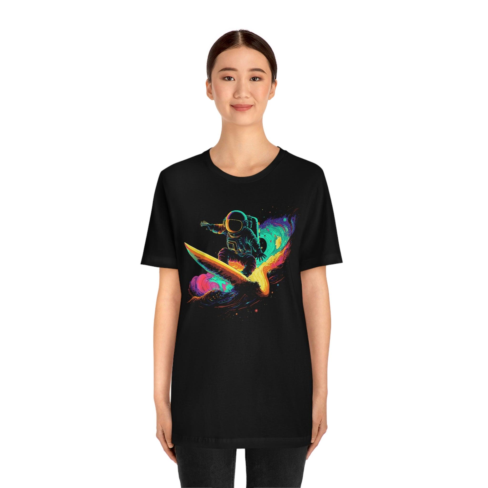 Space Surfer Divine Wave Tee - Swag Nuggets