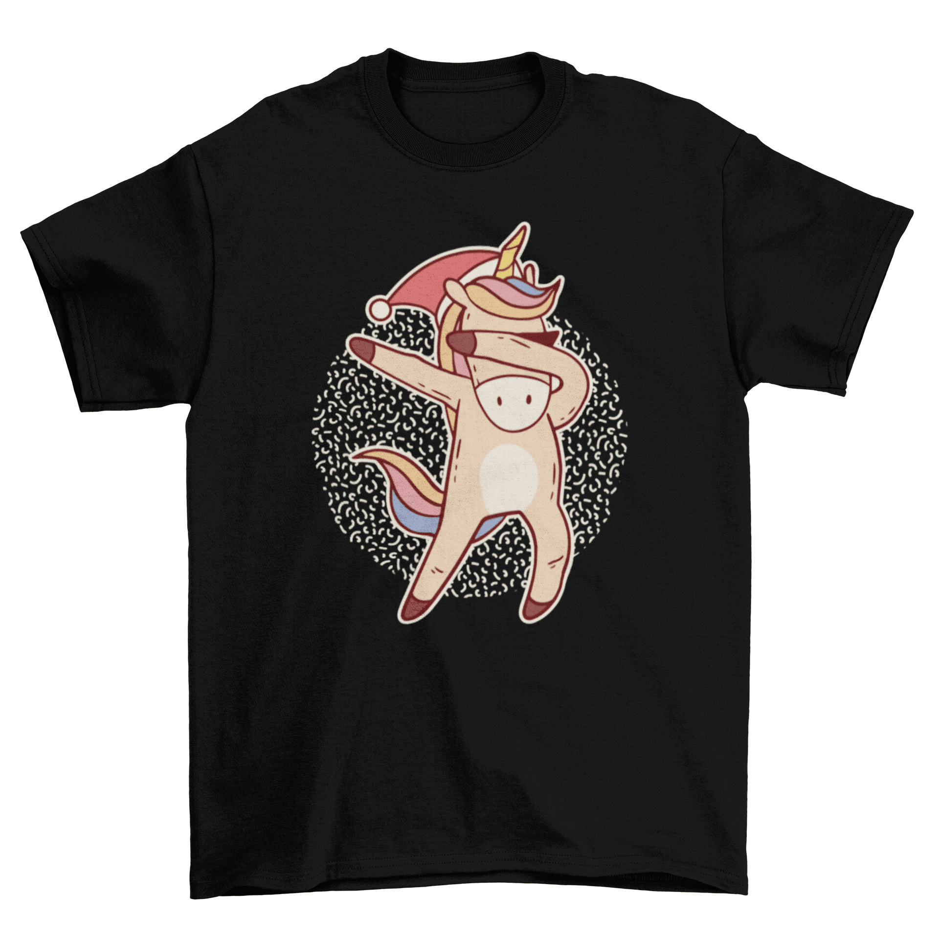 Unicorn Christmas Dabbing T-shirt Design - Swag Nuggets