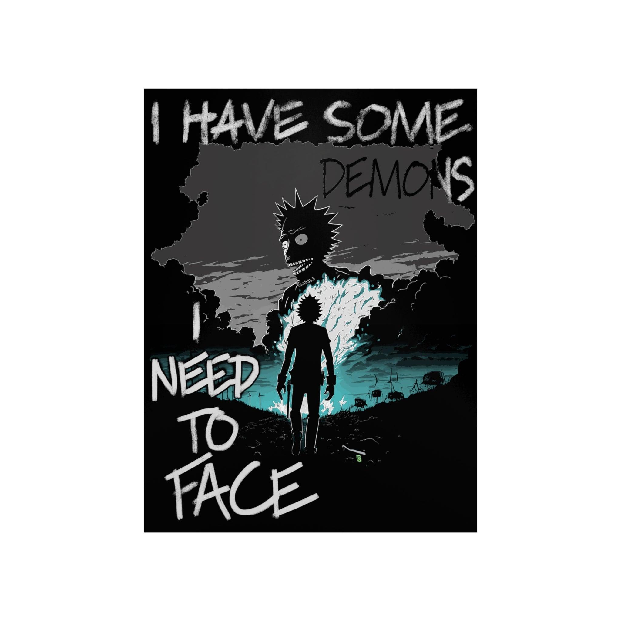 Rick Sanchez Demons Poster - Swag Nuggets