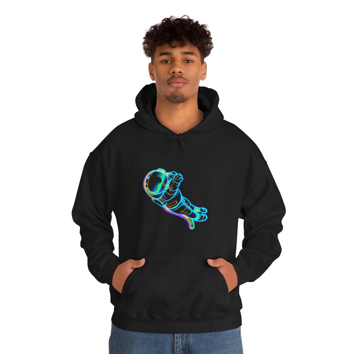 Neon Kitty Leap Hoodie - Swag Nuggets