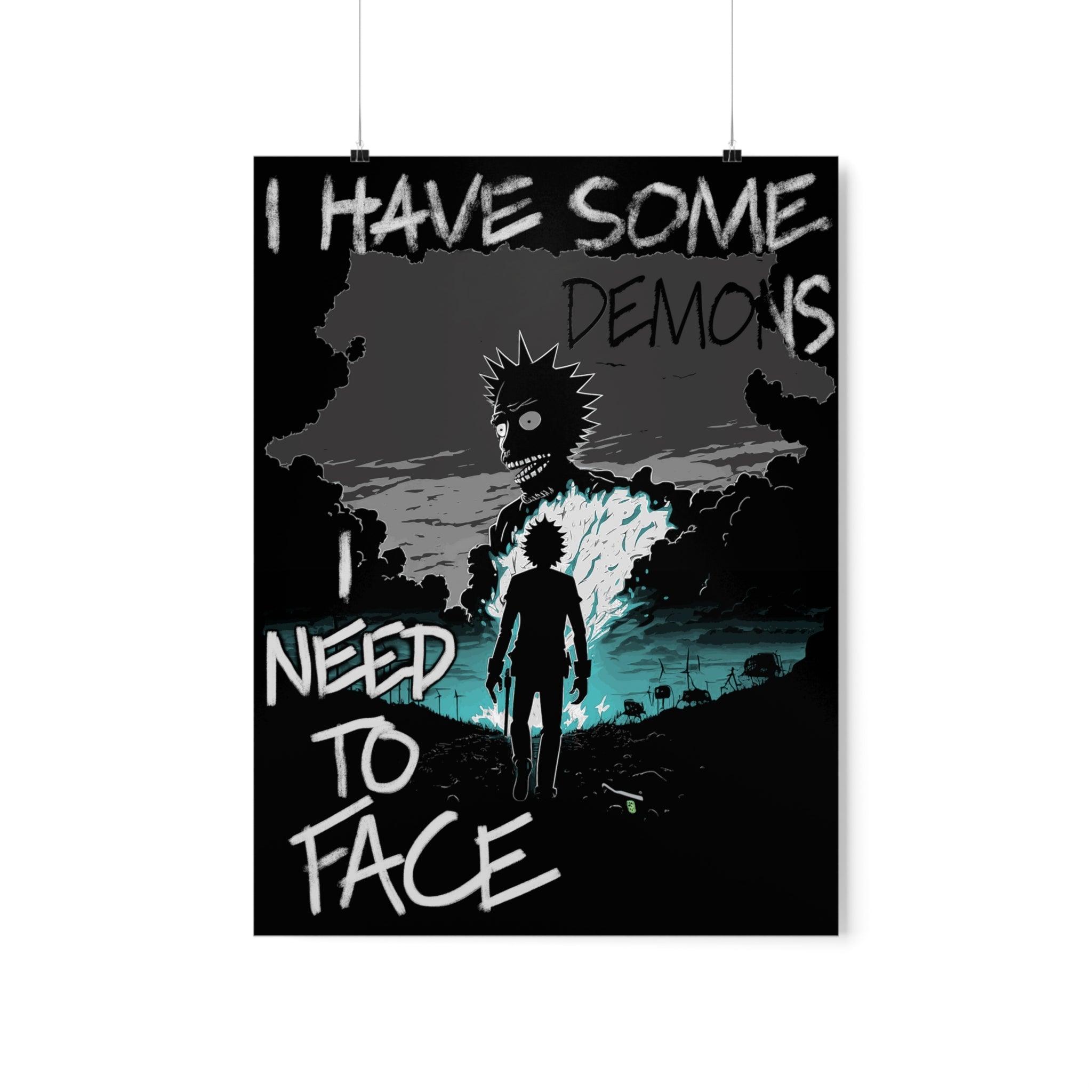 Rick Sanchez Demons Poster - Swag Nuggets