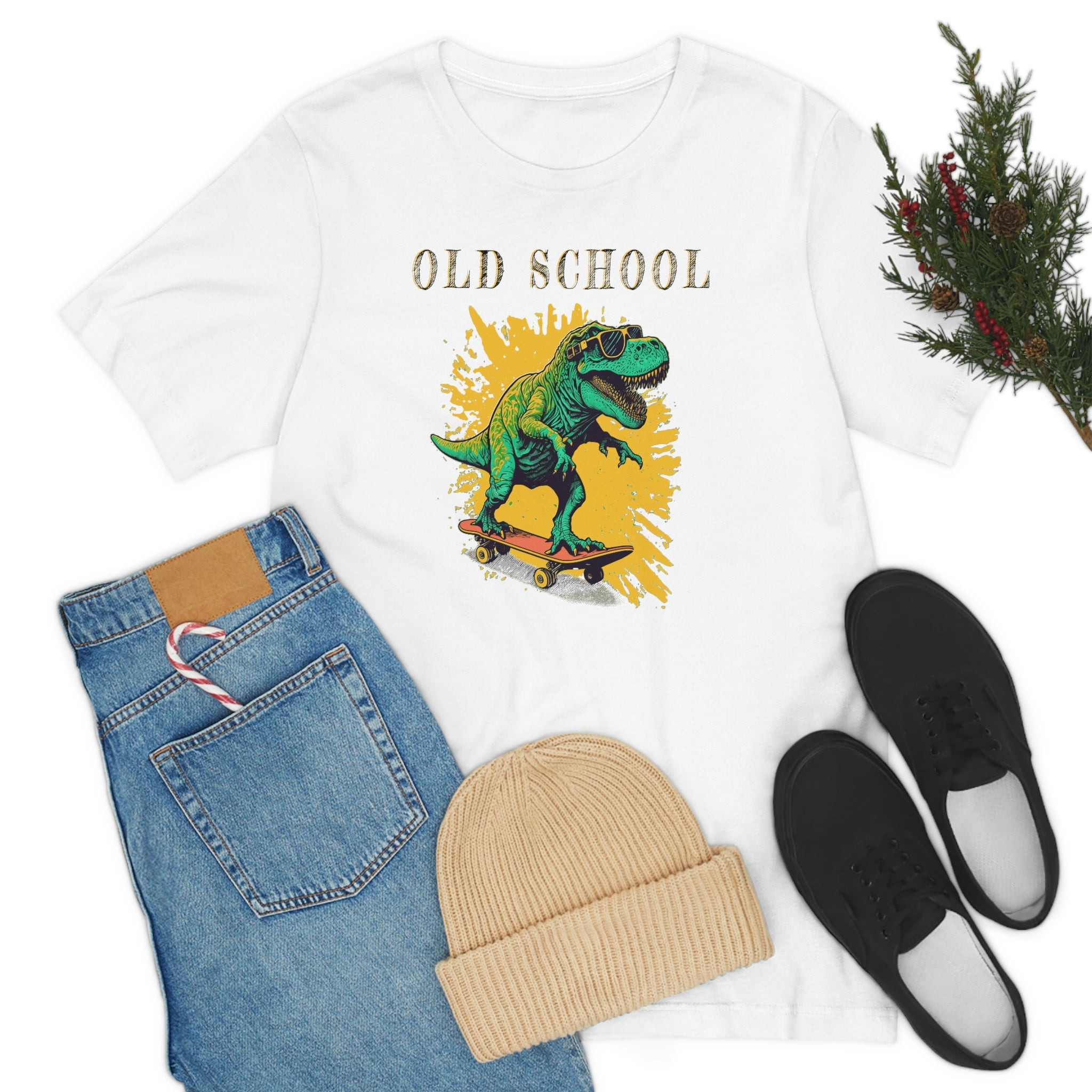 Old School Skateboard T-Rex Tee