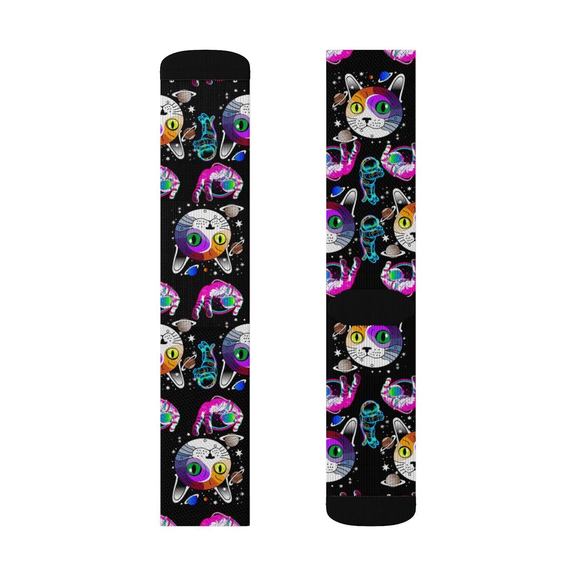 Space Cat Universe Socks - Swag Nuggets