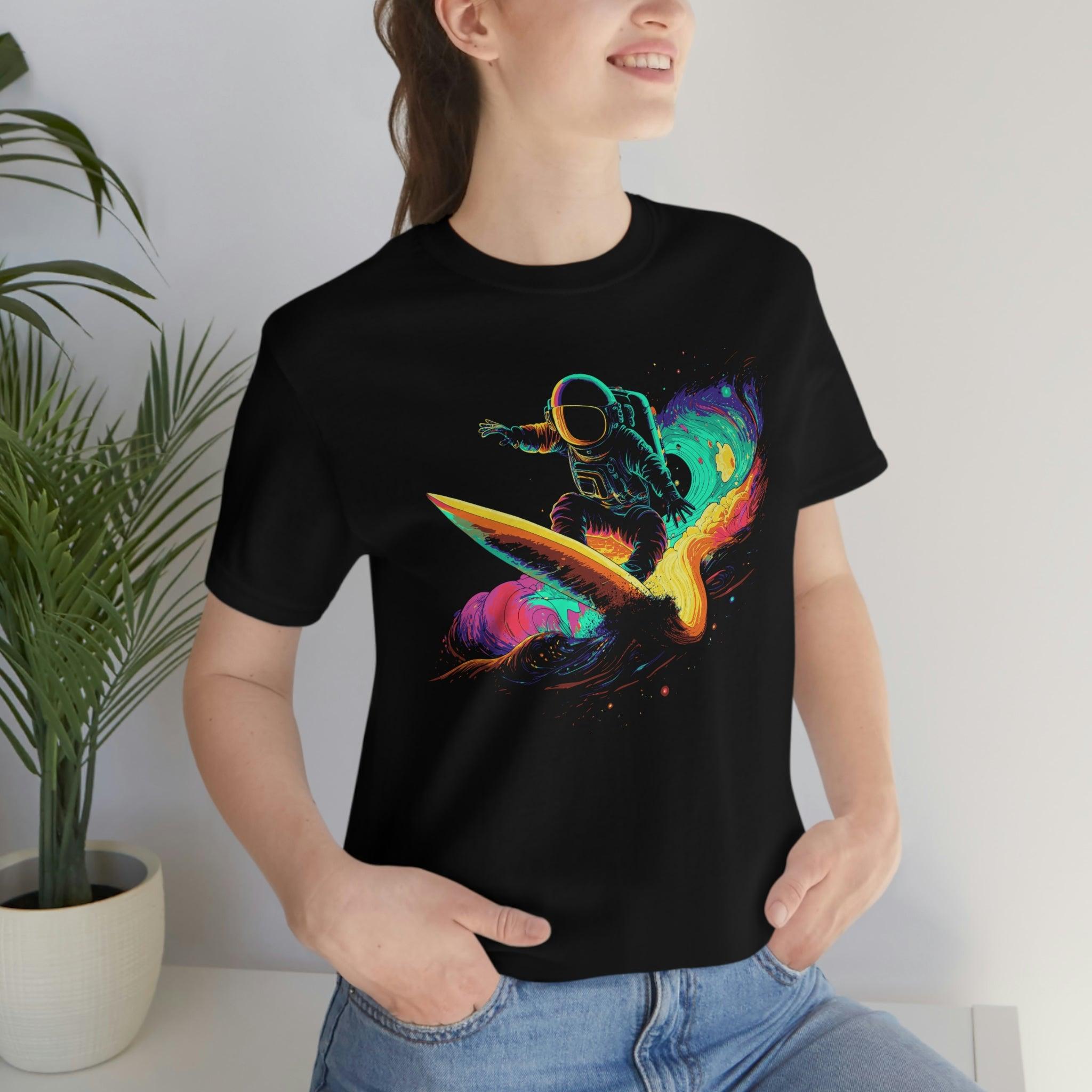 Space Surfer Divine Wave Tee - Swag Nuggets