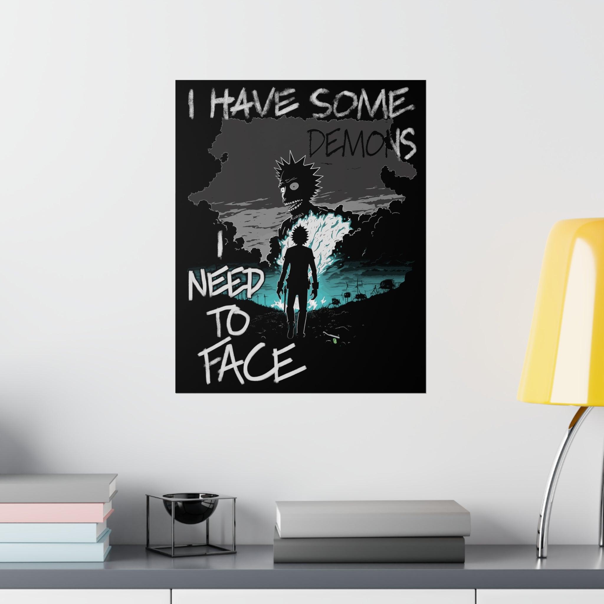 Rick Sanchez Demons Poster - Swag Nuggets