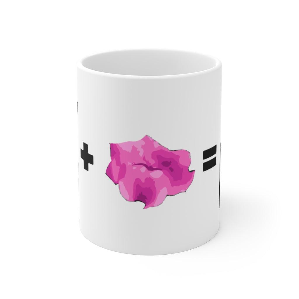 Cat Plus Flower Mug 11oz - Swag Nuggets