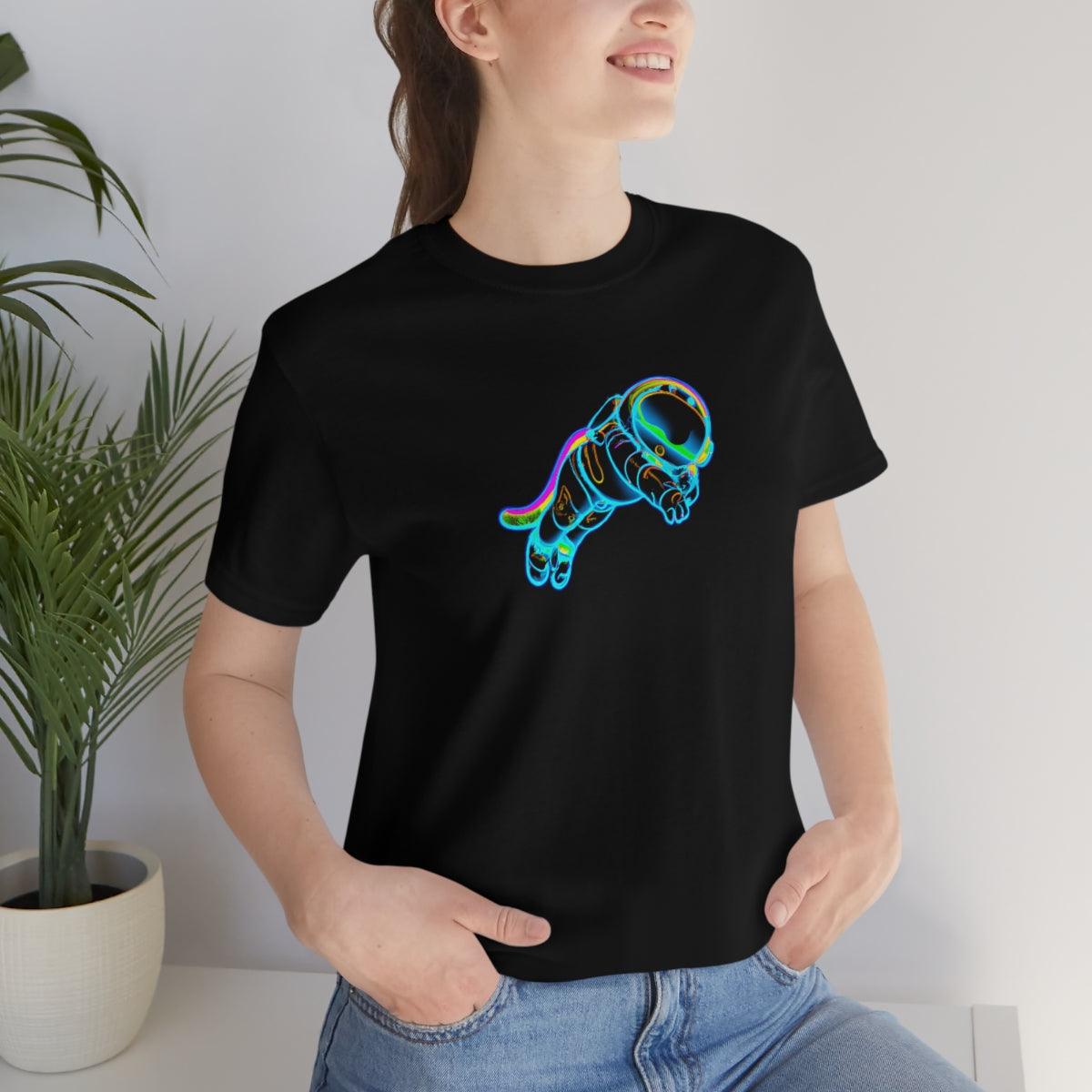 Neon Kitty Leap Tee - Swag Nuggets