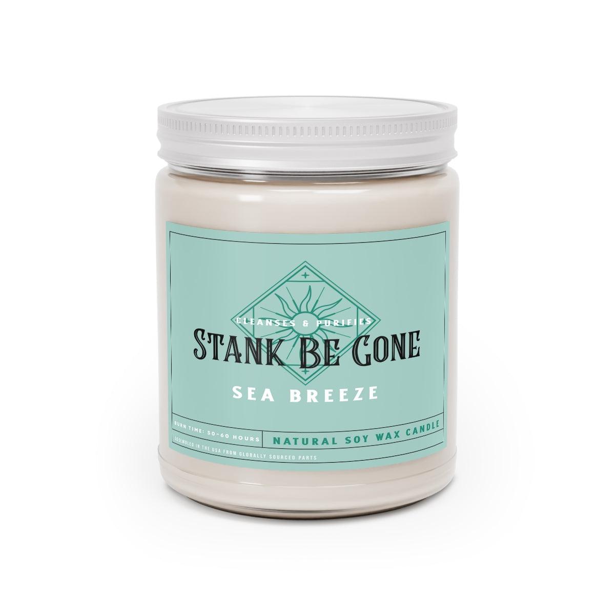 Stank Be Gone (Vanilla Bean, Comfort Spice, and Sea Breeze) Scented Candles, 9oz - Swag Nuggets