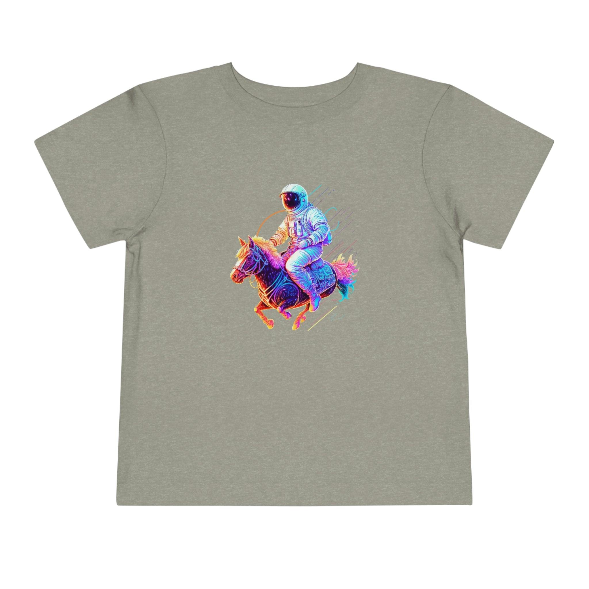 Toddler's Galactic Adventure Tee - Featuring an Astronaut Riding a Magical Pony - Swag Nuggets